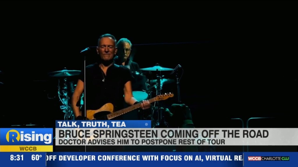 Talk, Truth, Tea: Bruce Springsteen Postpone Tour Due To Illness