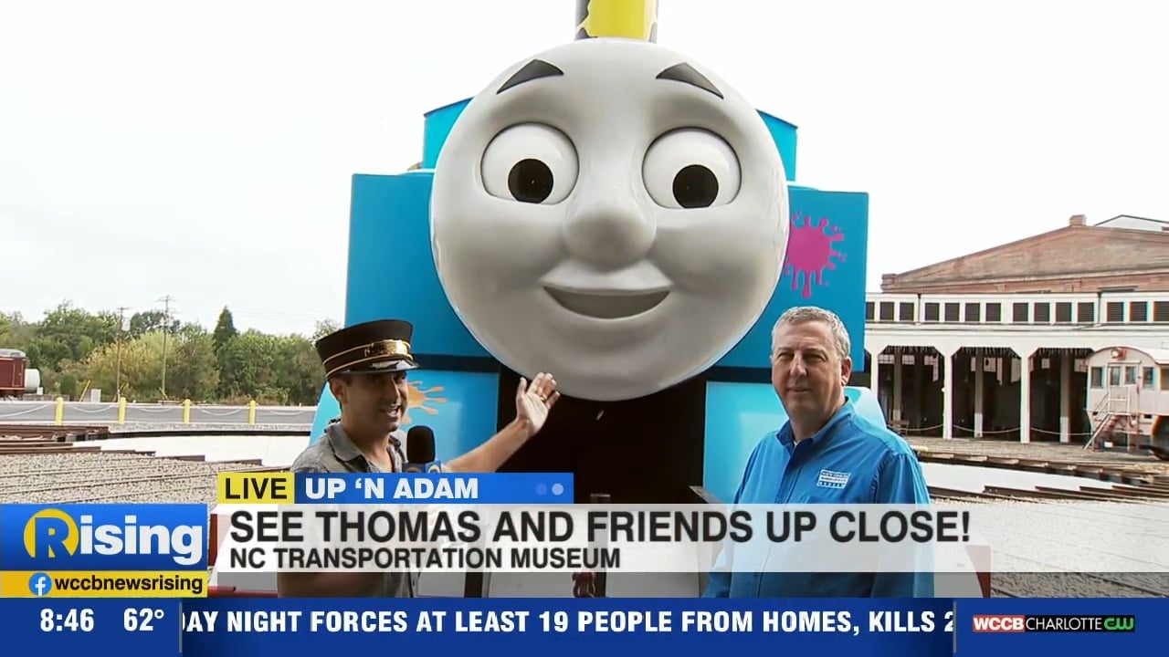 Up 'n Adam: Day Out with Thomas - WCCB Charlotte's CW