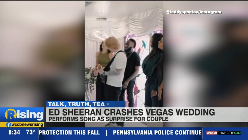Talk, Truth, Tea: Singer Ed Sheeran Surprises Couple With Wedding Serenade
