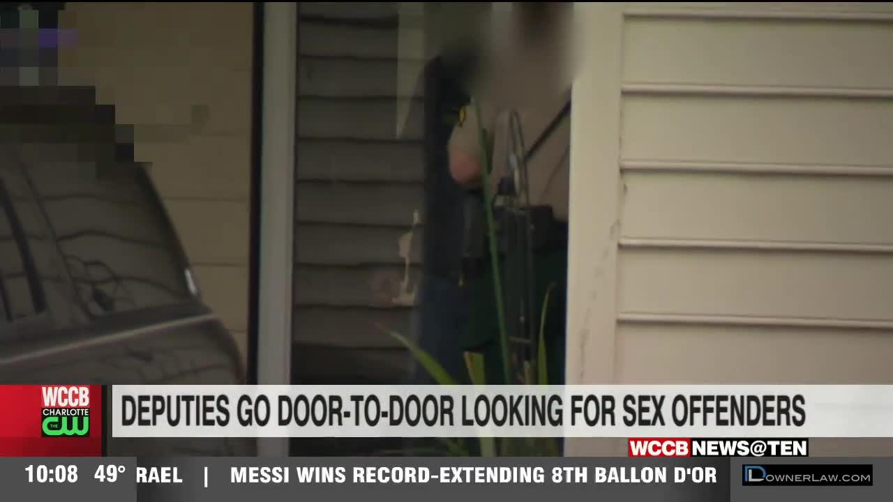 Mecklenburg Co Sheriffs Deputies Check In With Sex Offenders For Halloween Wccb Charlottes Cw 6830