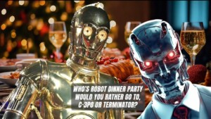 Who's Robot Dinner Party Would You Rather Go To, C 3po Or Terminator?