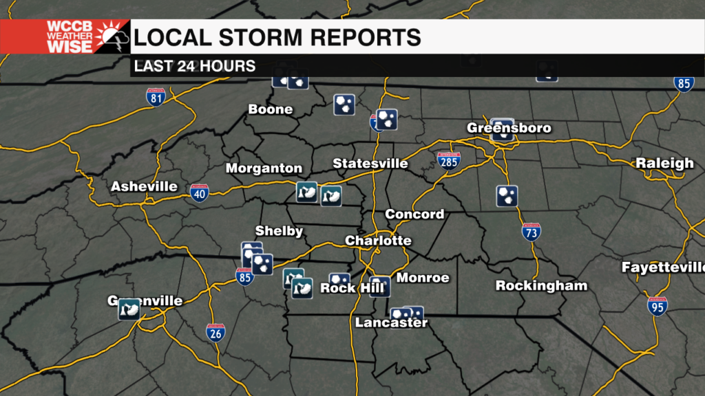 Severe Storms Brought Hail To The Carolinas On Friday - WCCB Charlotte