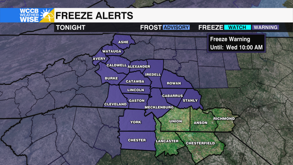 Day 2 Freeze And Frost Alerts