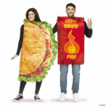 Adults Taco Hot Sauce Couples Halloween Costume