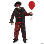 Adults Chrome Clown Costume Standardfw133044