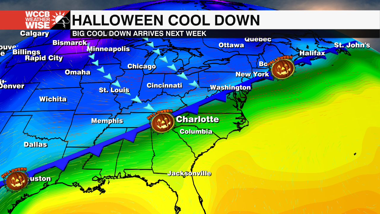 Cold Front Will Bring A Halloween Chill To The Carolinas - WCCB Charlotte