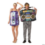 Mix Tape Boom Box Couple Costumes