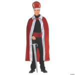 Mens Robe And Crown King Costumefm61299