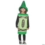 Toddler Green Crayola Crayon Costume