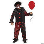 Adults Chrome Clown Costume Standardfw133044
