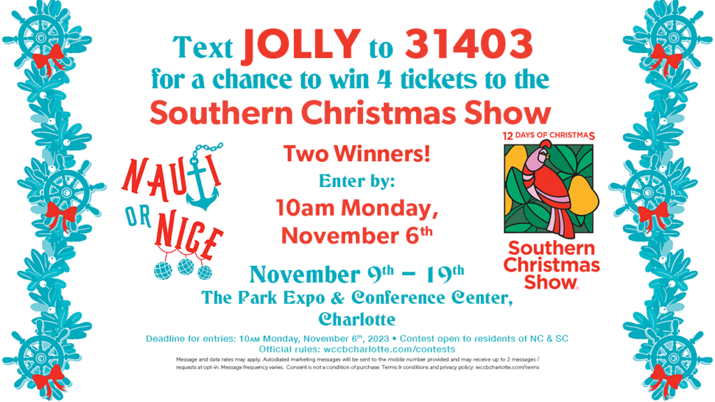 Text2Win Tickets To The 2023 Southern Christmas Show WCCB Charlotte's CW