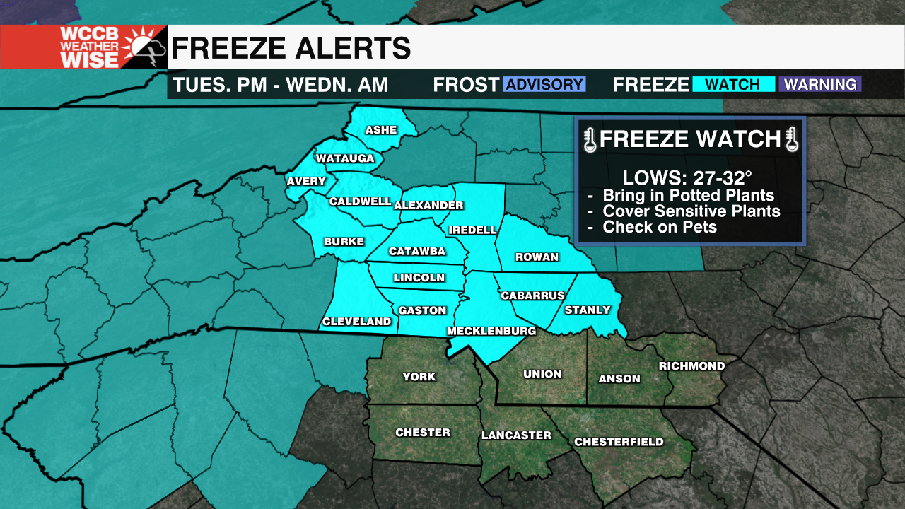 Big Halloween Chill Is Spilling Across The Carolinas - WCCB Charlotte