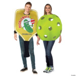 Pickle Ball Paddle Couples Costumes