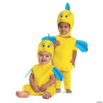 Toddler Classic Disneys Little Mermaid Animated Flounder Costume