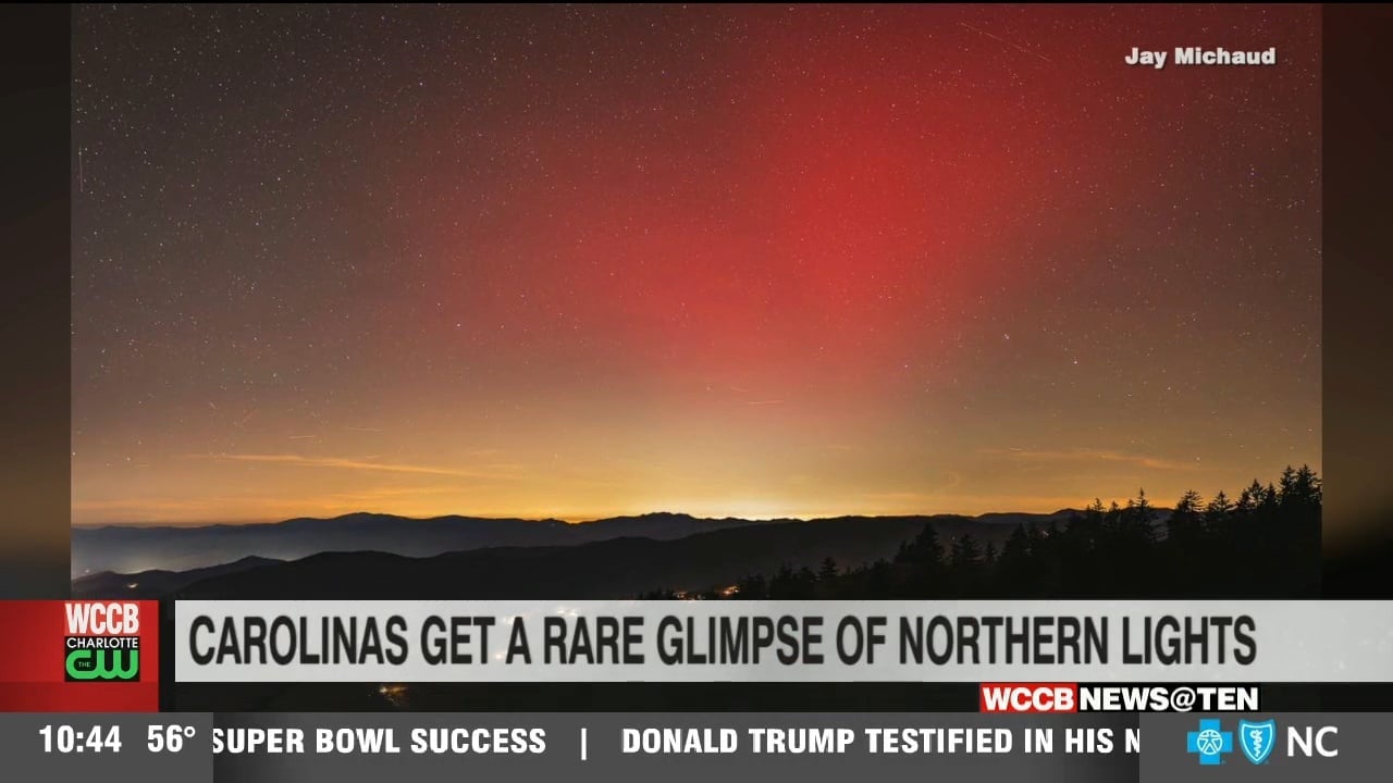 Aurora Borealis Seen Across the Carolinas Sunday WCCB Charlotte's CW