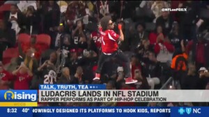 Talk, Truth, Tea: Rapper Ludacris Repells Into Stadium During Atlanta Falcons Game