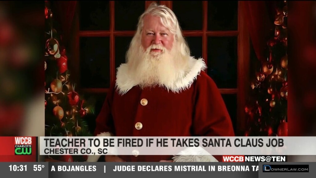 Chester Co. Teacher To Be Fired For Short Term Santa Claus Job