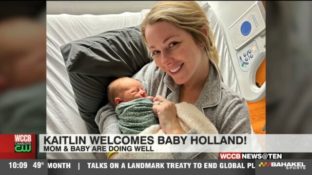 Kaitlin Welcomes Baby Holland - WCCB Charlotte's CW