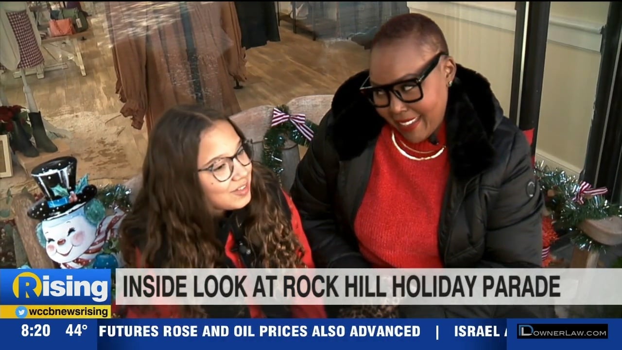 Charity Bailey Gets A Sneak Peak Of The Rock Hill Christmas Parade