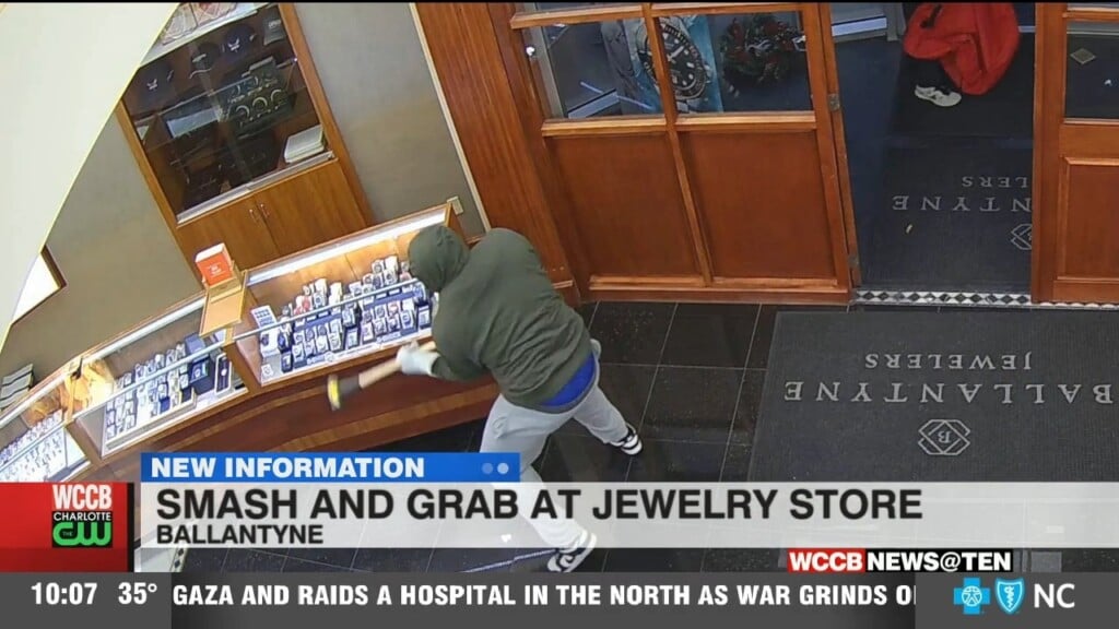 Surveillance Video Shows Thieves Steal From South Charlotte Jewelry Store