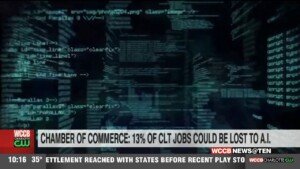 Report: 13% Of Charlotte Jobs At Risk Of Being Replaced By A.i.