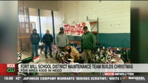 Fort Mill School District Maintenance Team Builds Christmas