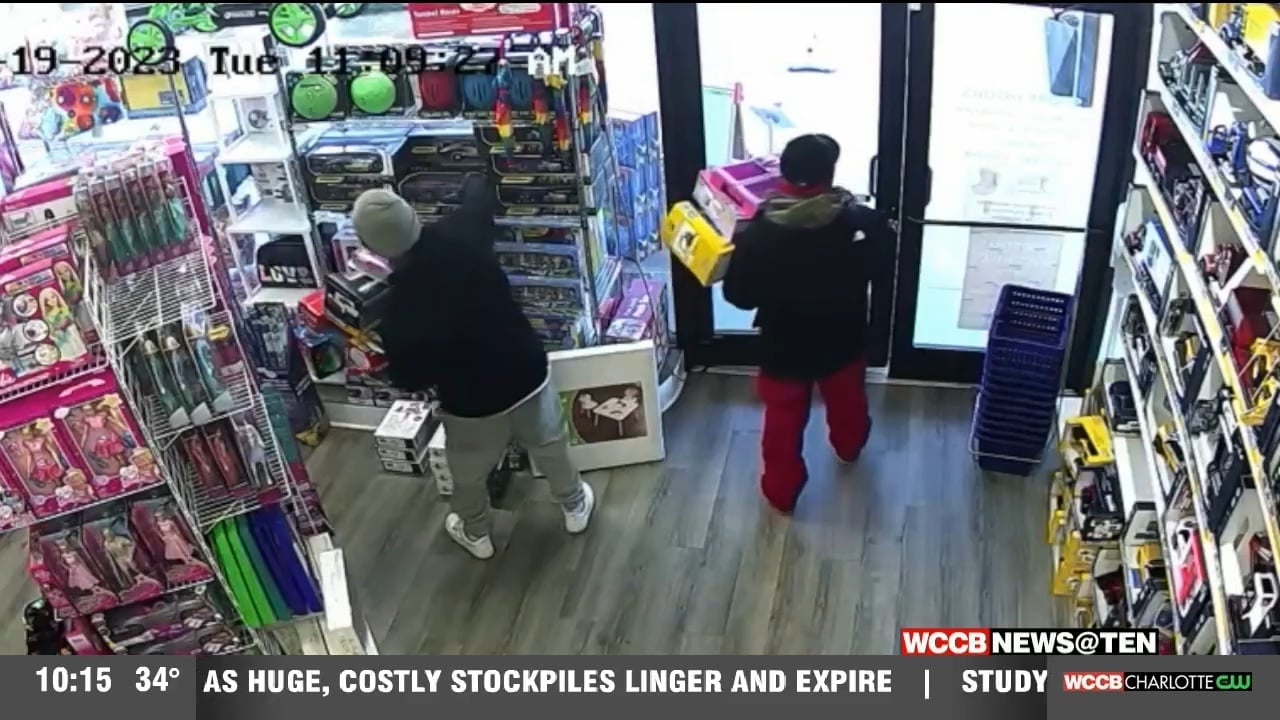 Surveillance Video Shows Brazen South Charlotte Toy Store Robbery