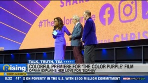 Talk, Truth, Tea: Oprah Dazzles During "the Color Purple" Premiere