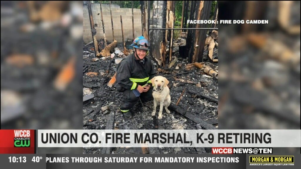 Union County Fire Marshal And K 9 Retire Together