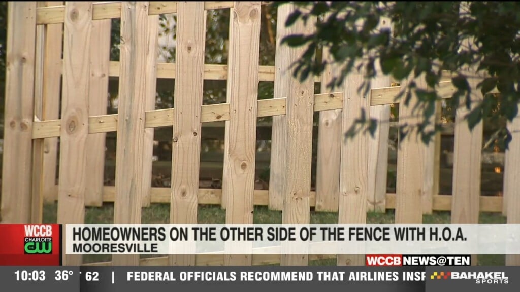 Mooresville Homeowners Find Themselves On The Other Side Of The Fence With Hoa