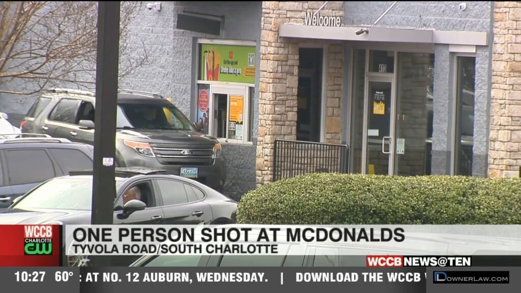 One Person Injured In Shooting At South Charlotte Mcdonalds