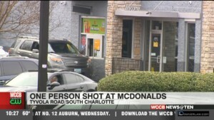 One Person Injured In Shooting At South Charlotte Mcdonalds