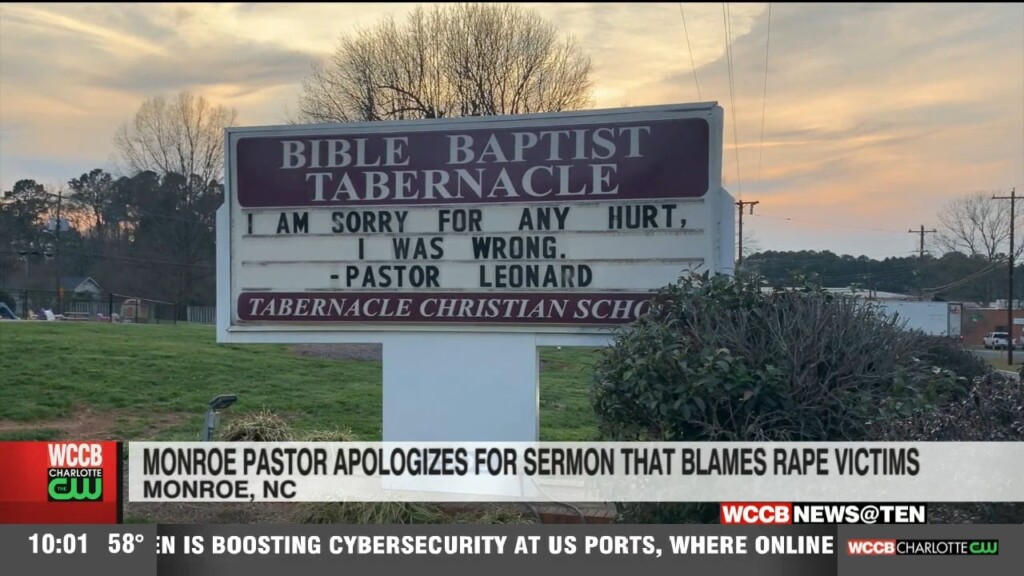 Monroe Pastor Apologizes For Sermon That Blames Rape Victims