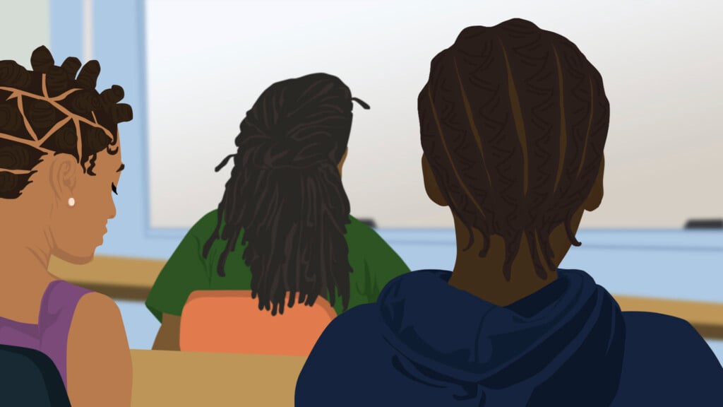 Hair Discrimination Illustration
