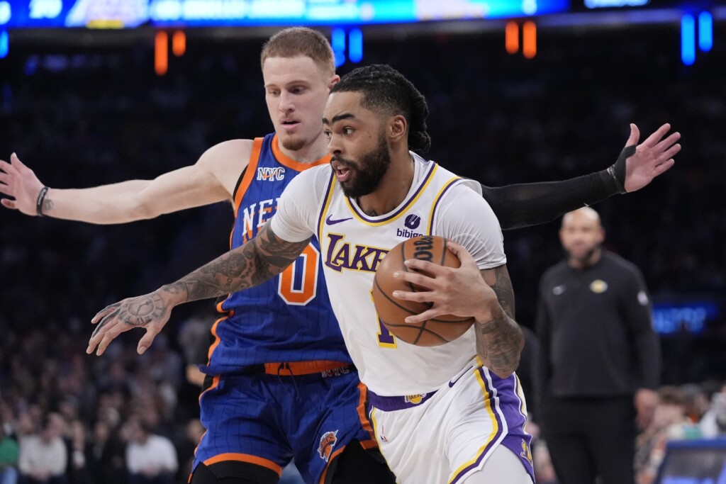 Lakers Knicks Basketball