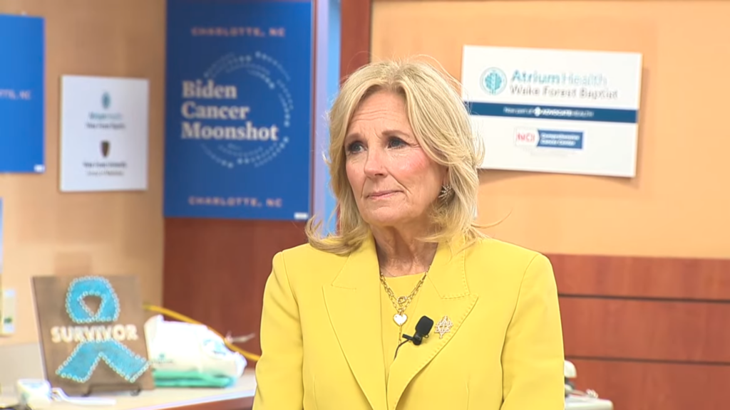 Jill Biden Atrium Health Levine Cancer Institute