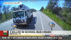 Video: Two Killed In School Bus Crash