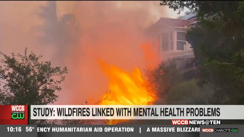 Study: Wildfires Linked With Mental Health Problems