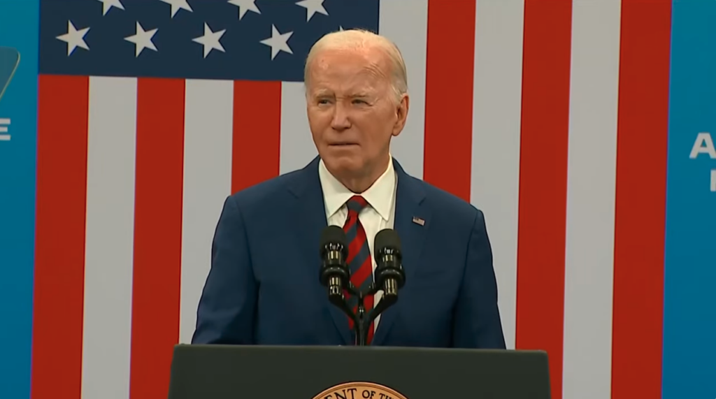 Biden Speaks In Raleigh