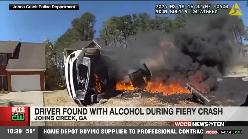 Driver Found With Alcohol During Fiery Crash