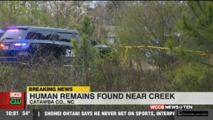 Catawba County Deputies: Human Remains Found Near Creek
