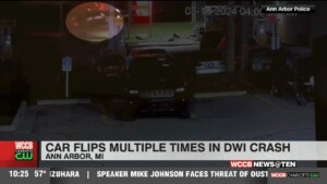 Car Flips Multiple Times In Dwi Crash