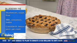 Pi Day Blueberry Pie