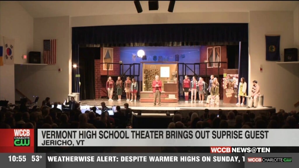 Vermont High School Theater Brings Out Surprise Guest