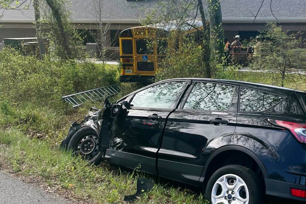 School Bus Into Building Virginia