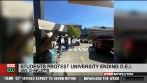 Unc Charlotte Students Protest The End Of D.e.i. On Campus