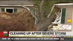 The Clean Up After A Ef 1 Tornado Confirmed In Rowan County