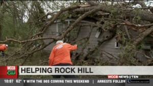 Organizations From Around The Country Help Rock Hill With Storm Clean Up