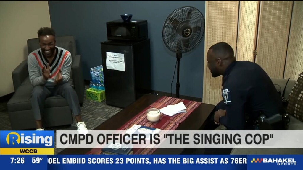 Cmpd Officer Becoming Known As "the Singing Cop"