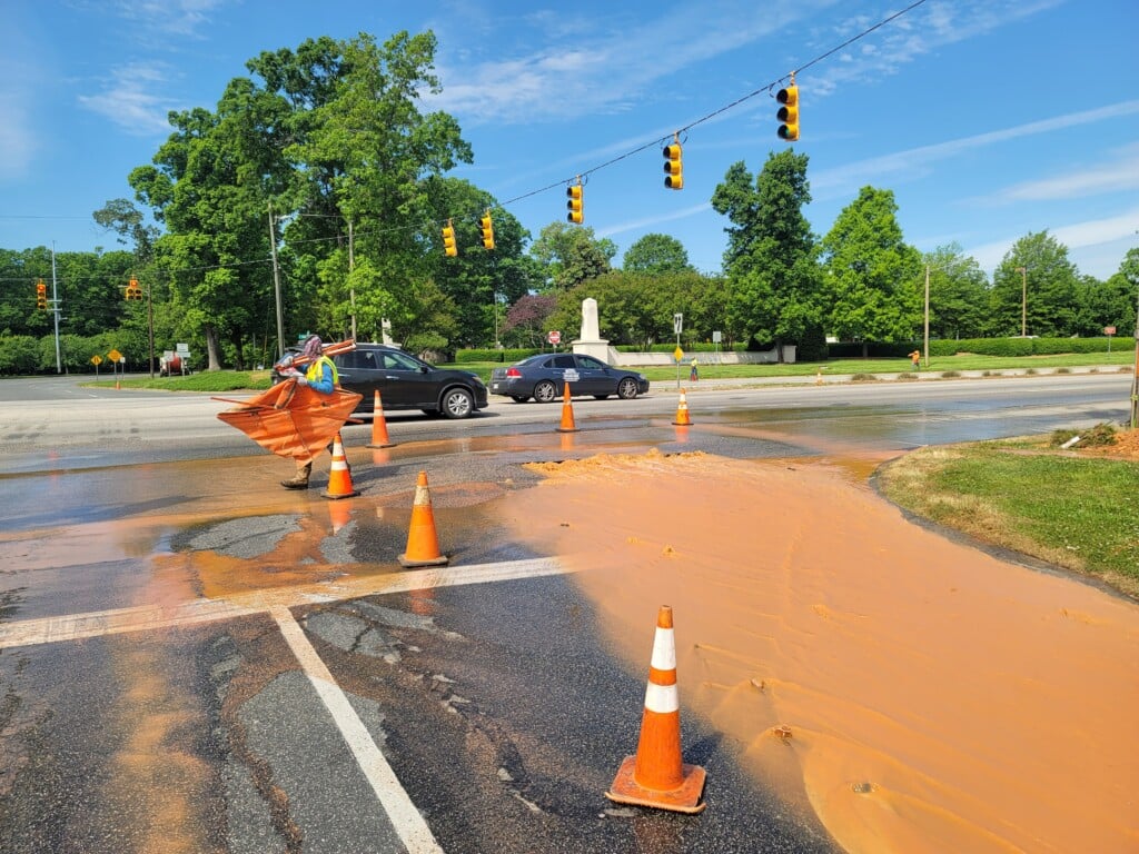 Water Main Repair 74 W